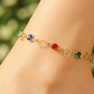 Minimalist Anklet, Sleek & Modern Design, Women’s Fashion, YC110479-A